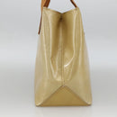 LOUIS VUITTON Monogram Vernis Reade PM Hand Bag Beige M91334 LV Auth LNZ388-4