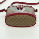 GUCCI GUCCI × Doraemon Micro GG Supreme Bag PVC Beige Gold 647801 Auth LNZ389SM-5