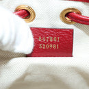 GUCCI GUCCI × Doraemon Micro GG Supreme Bag PVC Beige Gold 647801 Auth LNZ389SM-11