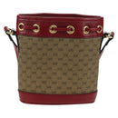 GUCCI GUCCI × Doraemon Micro GG Supreme Bag PVC Beige Gold 647801 Auth LNZ389SM-2