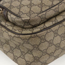 GUCCI GG Supreme Shoulder Bag PVC Beige Gold 246881 Auth LNZ392-14