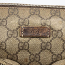 GUCCI GG Supreme Shoulder Bag PVC Beige Gold 246881 Auth LNZ392-17