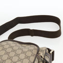 GUCCI GG Supreme Shoulder Bag PVC Beige Gold 246881 Auth LNZ392-8