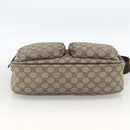 GUCCI GG Supreme Shoulder Bag PVC Beige Gold 246881 Auth LNZ392-5