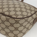 GUCCI GG Supreme Web Sherry Line Bag PVC Beige Gold 89 02 077 Auth LNZ393-10