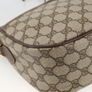 GUCCI GG Supreme Web Sherry Line Bag PVC Beige Gold 89 02 077 Auth LNZ393-11