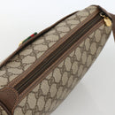 GUCCI GG Supreme Web Sherry Line Bag PVC Beige Gold 89 02 077 Auth LNZ393-6