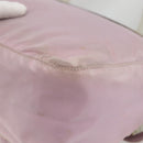 PRADA Shoulder Bag Nylon Pink Silver Auth LNZ394-16