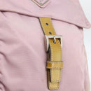 PRADA Shoulder Bag Nylon Pink Silver Auth LNZ394-18