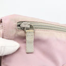 PRADA Shoulder Bag Nylon Pink Silver Auth LNZ394-20