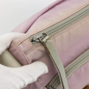 PRADA Shoulder Bag Nylon Pink Silver Auth LNZ394-10