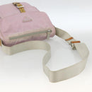 PRADA Shoulder Bag Nylon Pink Silver Auth LNZ394-7