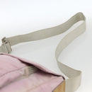 PRADA Shoulder Bag Nylon Pink Silver Auth LNZ394-14