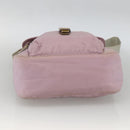 PRADA Shoulder Bag Nylon Pink Silver Auth LNZ394-5