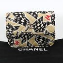 CHANEL Chain Mini Matelasse 12 Shoulder Bag Satin Beige Gold CC Auth LNZ395M-12