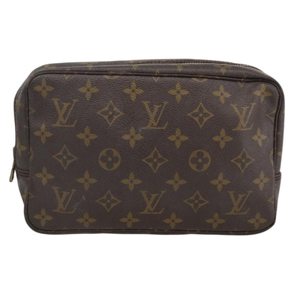LOUIS VUITTON Monogram Trousse Toilette 23 Clutch Bag M47524 LV Auth LNZ401