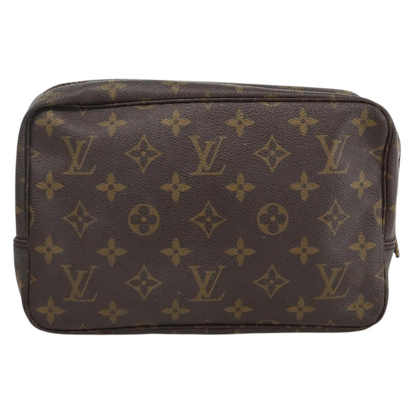LOUIS VUITTON Monogram Trousse Toilette 23 Clutch Bag M47524 LV Auth LNZ401