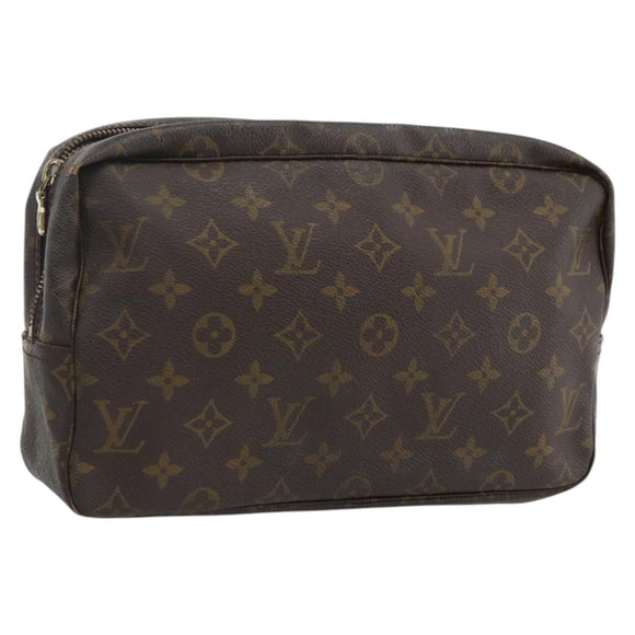 LOUIS VUITTON Monogram Trousse Toilette 28 Clutch Bag M47522 LV Auth LNZ402