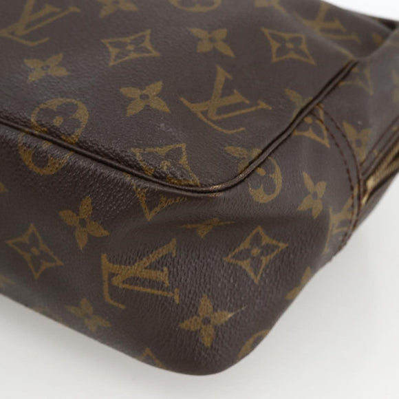 LOUIS VUITTON Monogram Trousse Toilette 28 Clutch Bag M47522 LV Auth LNZ402