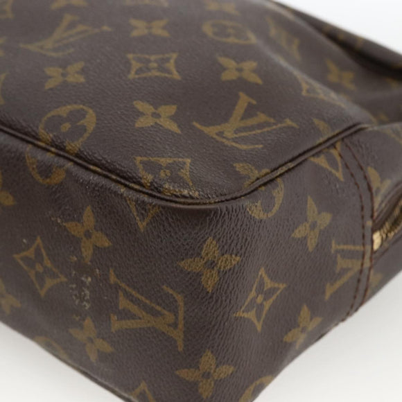 LOUIS VUITTON Monogram Trousse Toilette 28 Clutch Bag M47522 LV Auth LNZ402