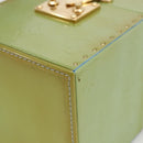 LOUIS VUITTON Vernis Bleecker Cosmetic Pouch Baby Blue M91003 Auth LNZ403-9