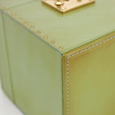 LOUIS VUITTON Vernis Bleecker Cosmetic Pouch Baby Blue M91003 Auth LNZ403-14