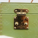LOUIS VUITTON Vernis Bleecker Cosmetic Pouch Baby Blue M91003 Auth LNZ403-17