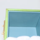 LOUIS VUITTON Vernis Bleecker Cosmetic Pouch Baby Blue M91003 Auth LNZ403-21