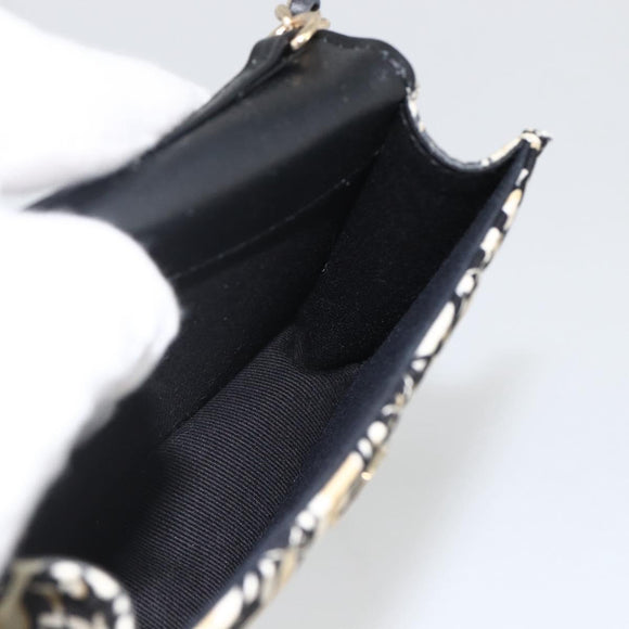 CHANEL Chain Mini Matelasse 12 Shoulder Bag Satin Beige Gold CC Auth LNZ407M