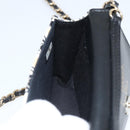 CHANEL Chain Mini Matelasse 12 Shoulder Bag Satin Beige Gold CC Auth LNZ407M-21