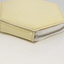 LOUIS VUITTON Vernis Porte Monnaie Flocon Coin Purse Perle M58216 Auth LNZ408V-14