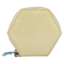 LOUIS VUITTON Vernis Porte Monnaie Flocon Coin Purse Perle M58216 Auth LNZ408V-13