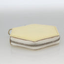 LOUIS VUITTON Vernis Porte Monnaie Flocon Coin Purse Perle M58216 Auth LNZ408V-4