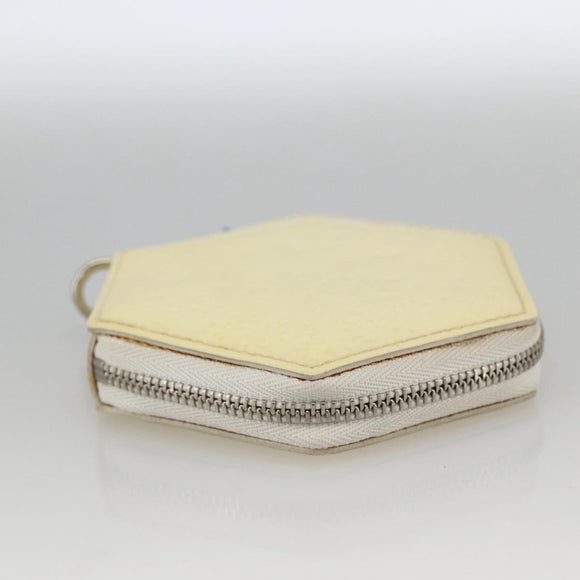 LOUIS VUITTON Vernis Porte Monnaie Flocon Coin Purse Perle M58216 Auth LNZ408V