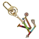 LOUIS VUITTON LV Iconic Superflat Charm metal Gold Tone M02468 LV Auth LNZ409SAM-1