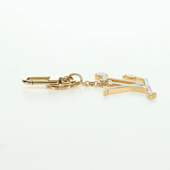 LOUIS VUITTON LV Iconic Superflat Charm metal Gold Tone M02468 LV Auth LNZ409SAM