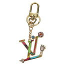LOUIS VUITTON LV Iconic Superflat Charm metal Gold Tone M02468 LV Auth LNZ409SAM-2