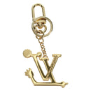 LOUIS VUITTON LV Iconic Superflat Charm metal Gold Tone M02468 LV Auth LNZ409SAM-5