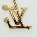 LOUIS VUITTON LV Iconic Superflat Charm metal Gold Tone M02468 LV Auth LNZ409SAM-6