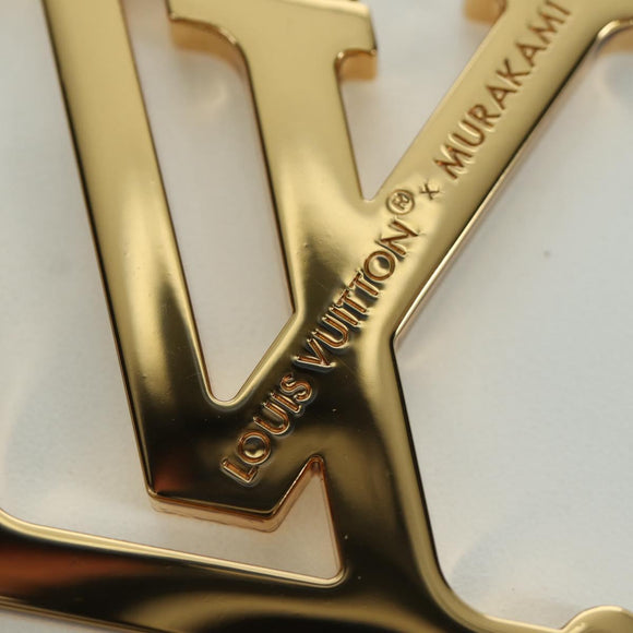 LOUIS VUITTON LV Iconic Superflat Charm metal Gold Tone M02468 LV Auth LNZ409SAM