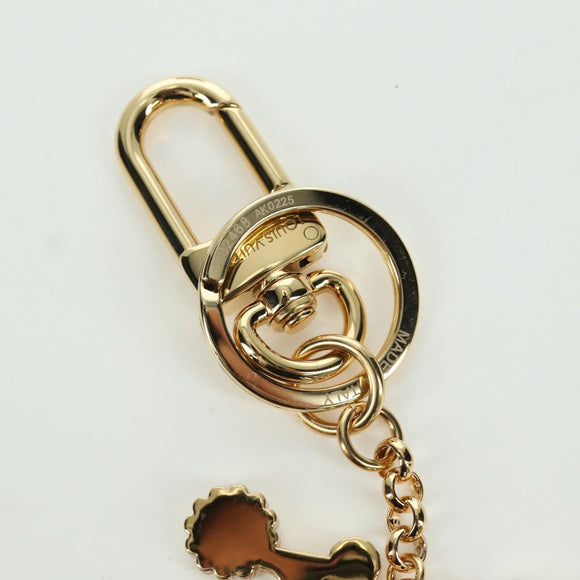 LOUIS VUITTON LV Iconic Superflat Charm metal Gold Tone M02468 LV Auth LNZ409SAM