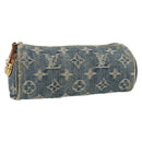 LOUIS VUITTON Denim Trousse Speedy PM Accessory Pouch M95082 Auth LNZ411A-1