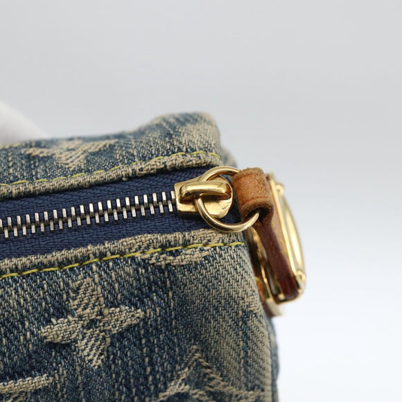 LOUIS VUITTON Denim Trousse Speedy PM Accessoiretasche M95082 Auth LNZ411A