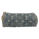 LOUIS VUITTON Denim Trousse Speedy PM Accessory Pouch M95082 Auth LNZ411A-13