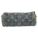 LOUIS VUITTON Denim Trousse Speedy PM Accessory Pouch M95082 Auth LNZ411A-2