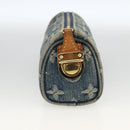 LOUIS VUITTON Denim Trousse Speedy PM Accessory Pouch M95082 Auth LNZ411A-3