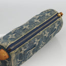LOUIS VUITTON Denim Trousse Speedy PM Accessory Pouch M95082 Auth LNZ411A-5