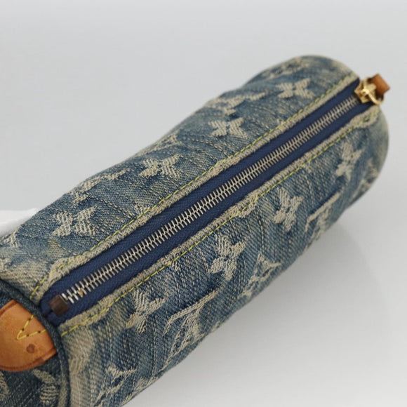 LOUIS VUITTON Denim Trousse Speedy PM Accessoiretasche M95082 Auth LNZ411A