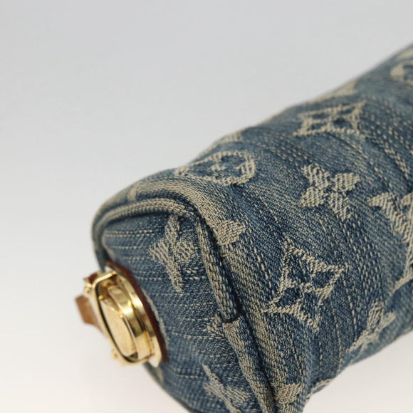 LOUIS VUITTON Denim Trousse Speedy PM Accessoiretasche M95082 Auth LNZ411A
