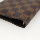 LOUIS VUITTON Damier Ebene Agenda PM Day Planner Cover R20700 LV Auth LNZ412-15